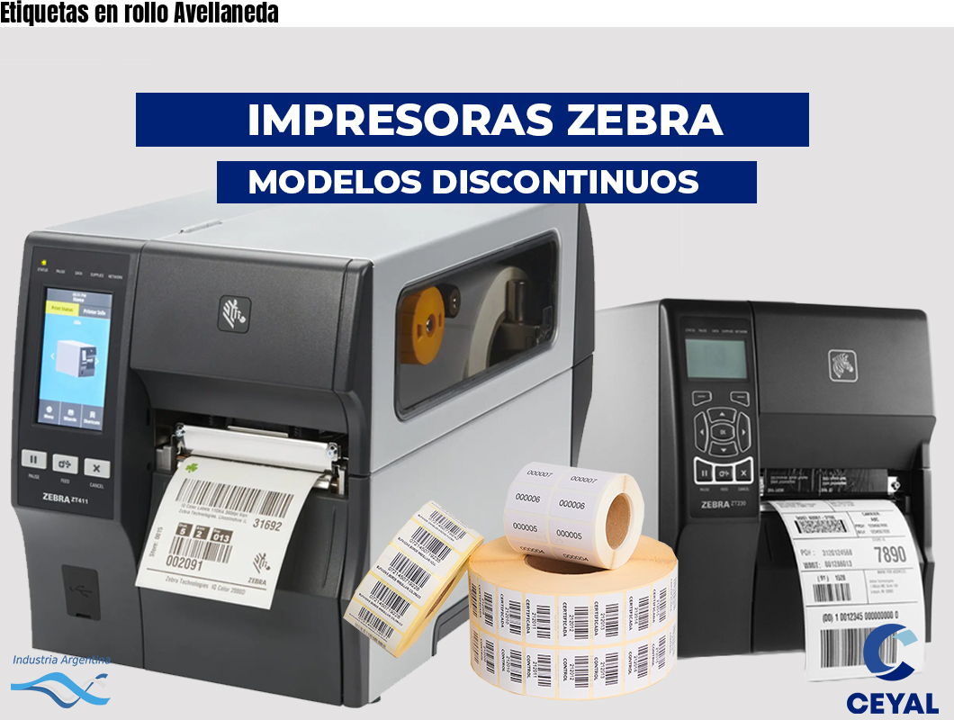 Etiquetas en rollo Avellaneda