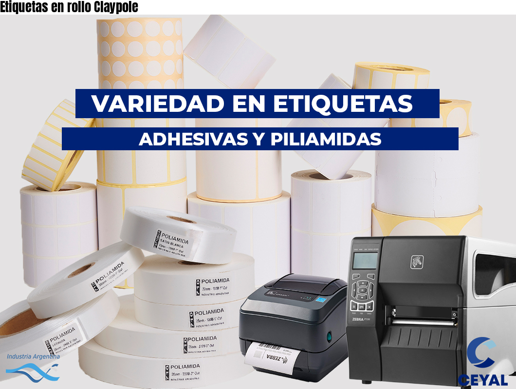 Etiquetas en rollo Claypole