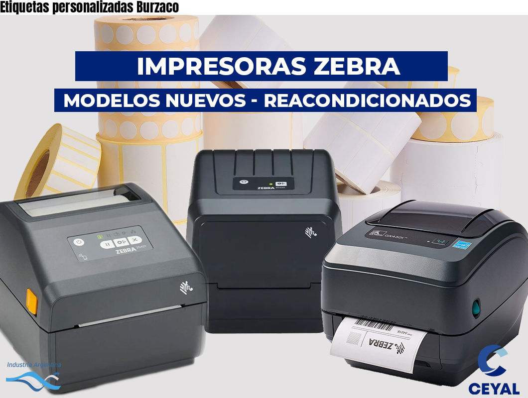 Etiquetas personalizadas Burzaco