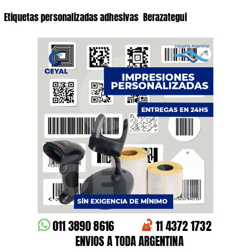 Etiquetas personalizadas adhesivas  Berazategui