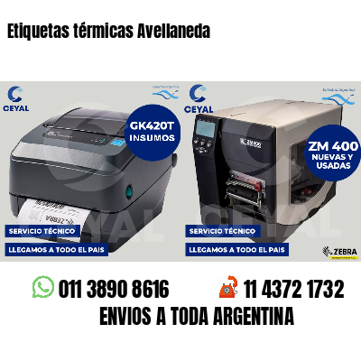 Etiquetas térmicas Avellaneda