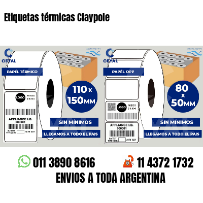 Etiquetas térmicas Claypole