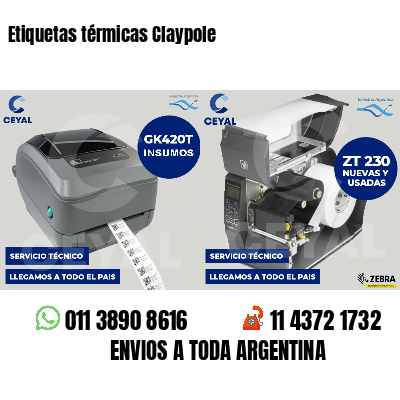 Etiquetas térmicas Claypole