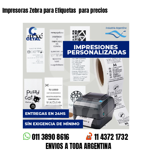 Impresoras Zebra para Etiquetas para precios