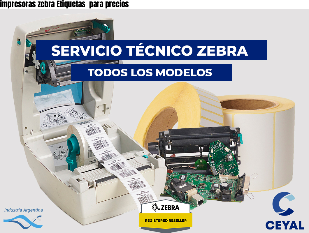 impresoras zebra Etiquetas para precios