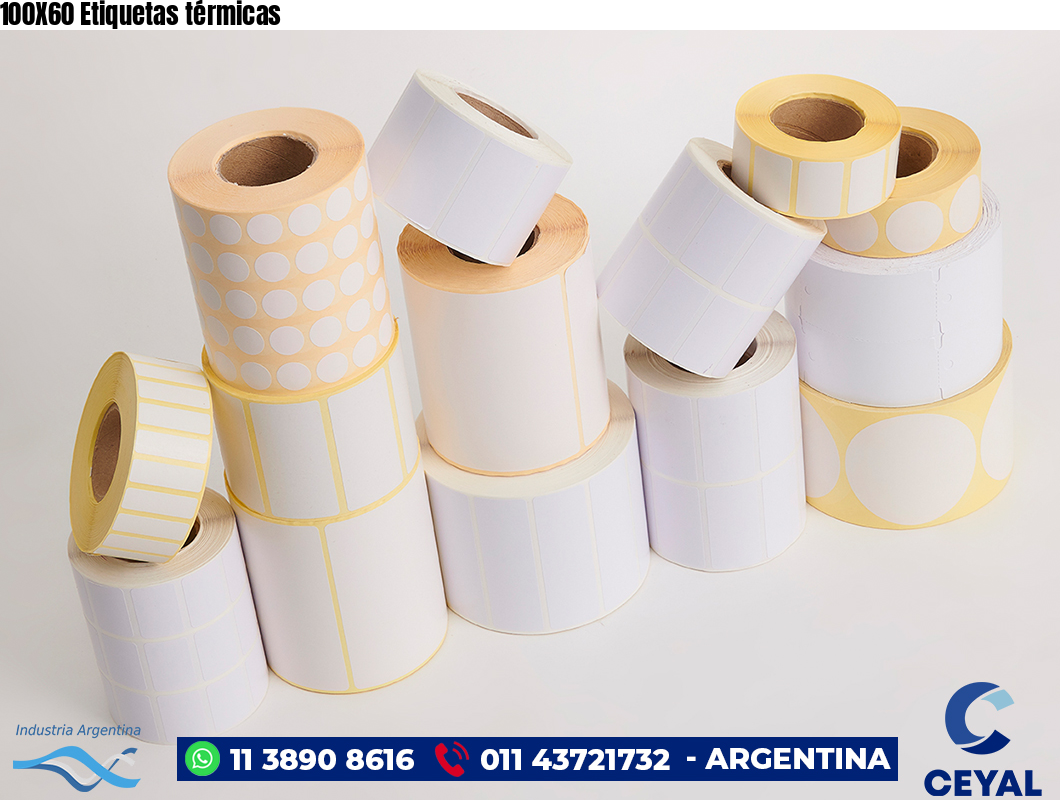 100X60 Etiquetas térmicas