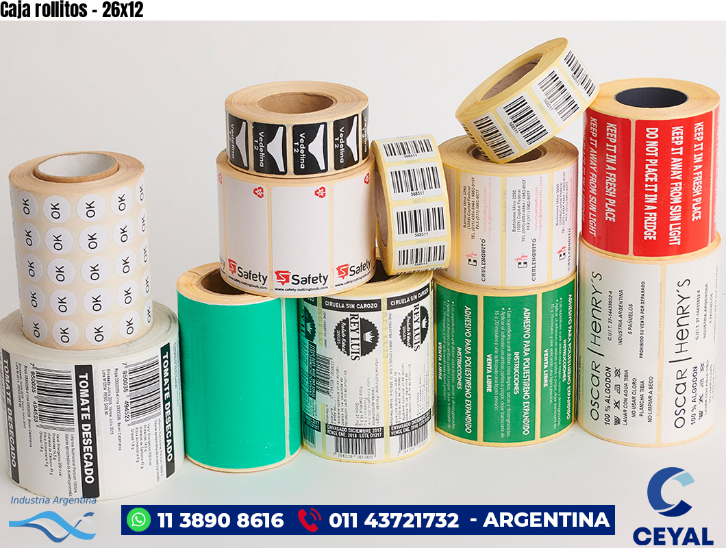 Caja rollitos - 26x12