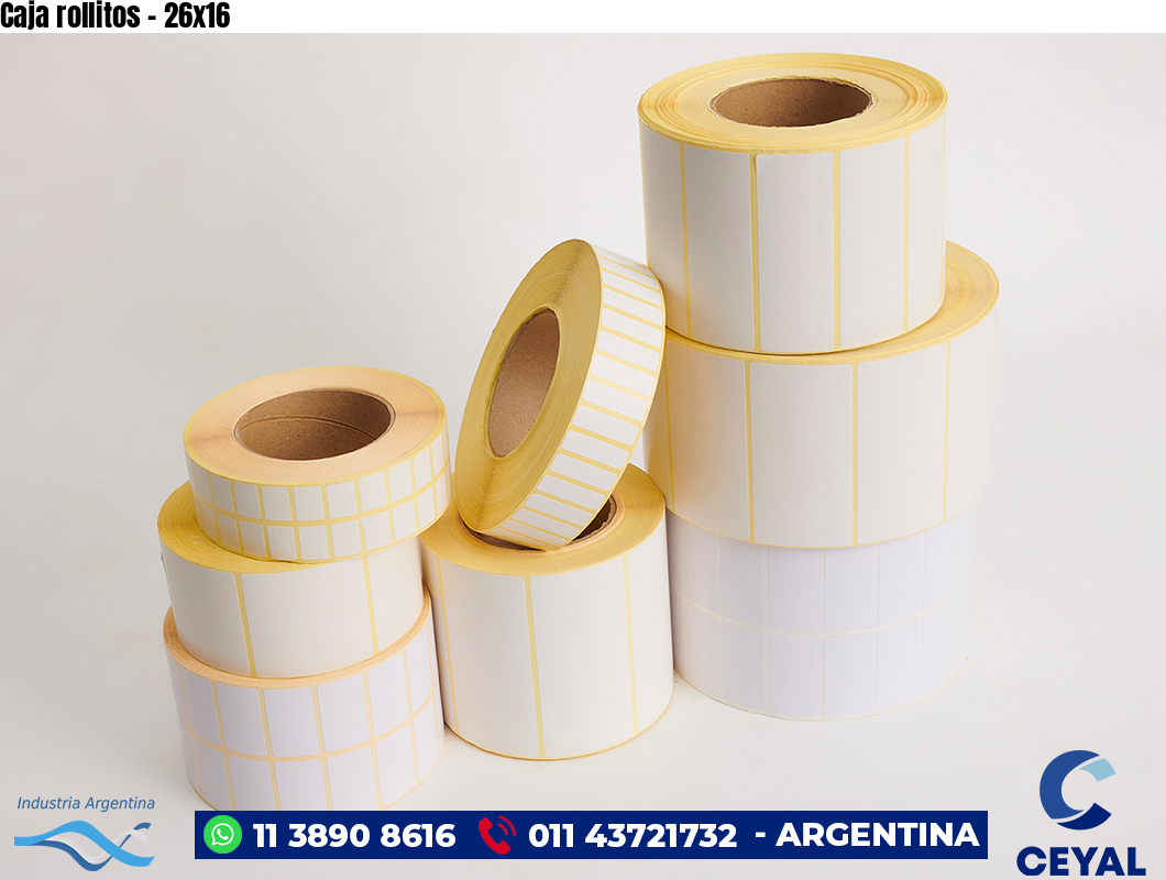 Caja rollitos - 26x16