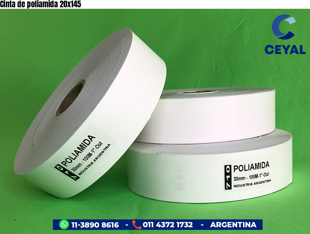 Cinta de poliamida 20x145