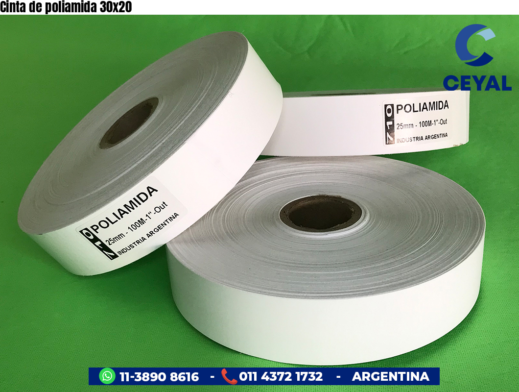 Cinta de poliamida 30×20