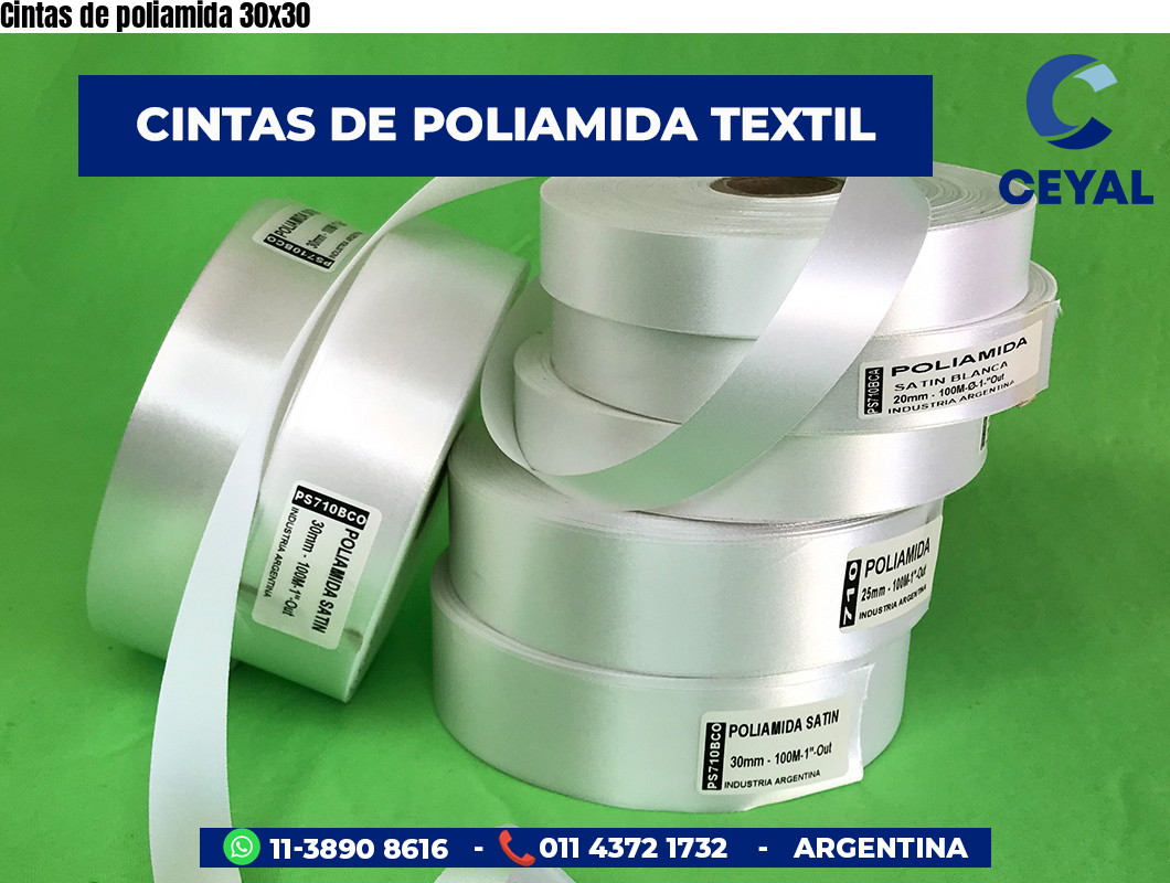 Cintas de poliamida 30×30