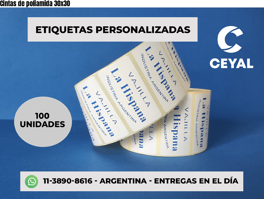Cintas de poliamida 30x30