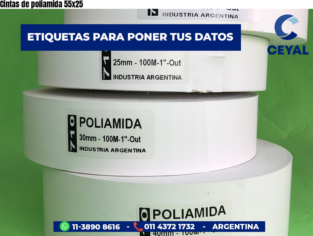 Cintas de poliamida 55×25