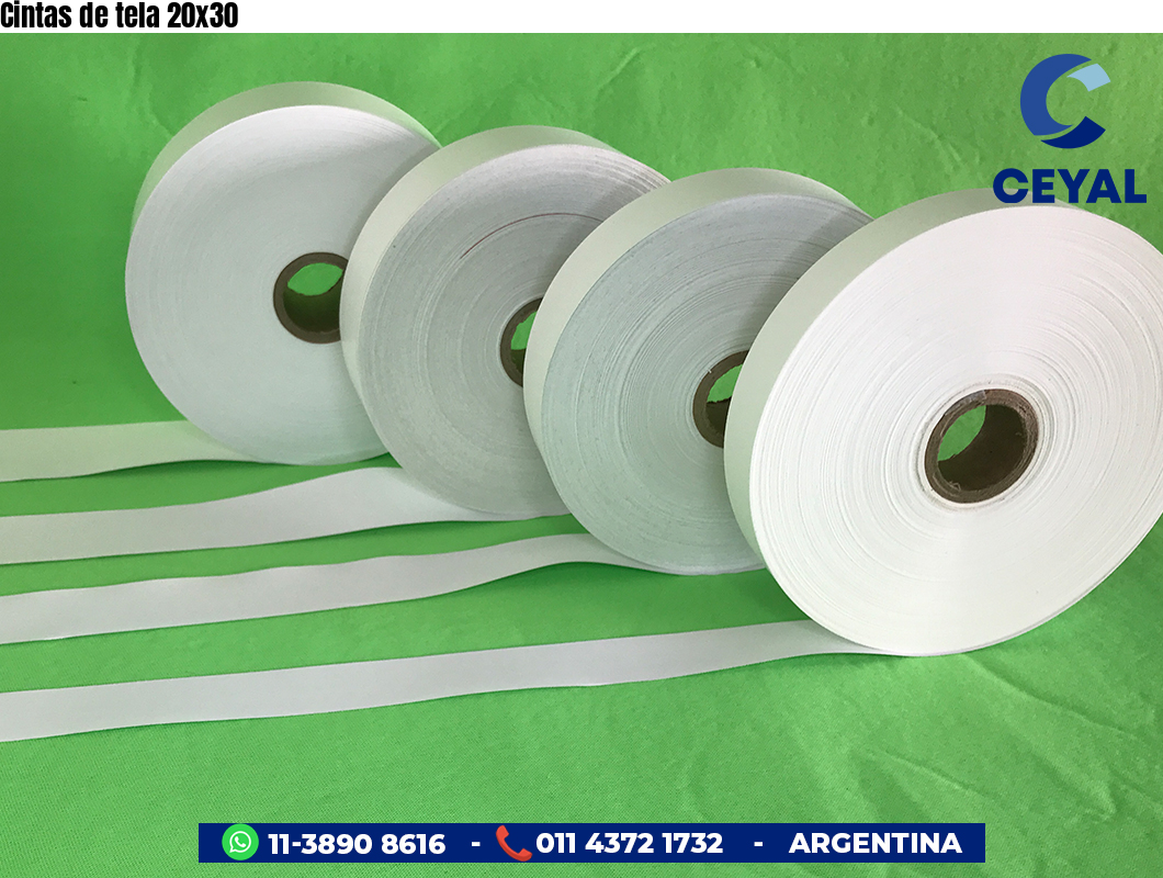 Cintas de tela 20x30