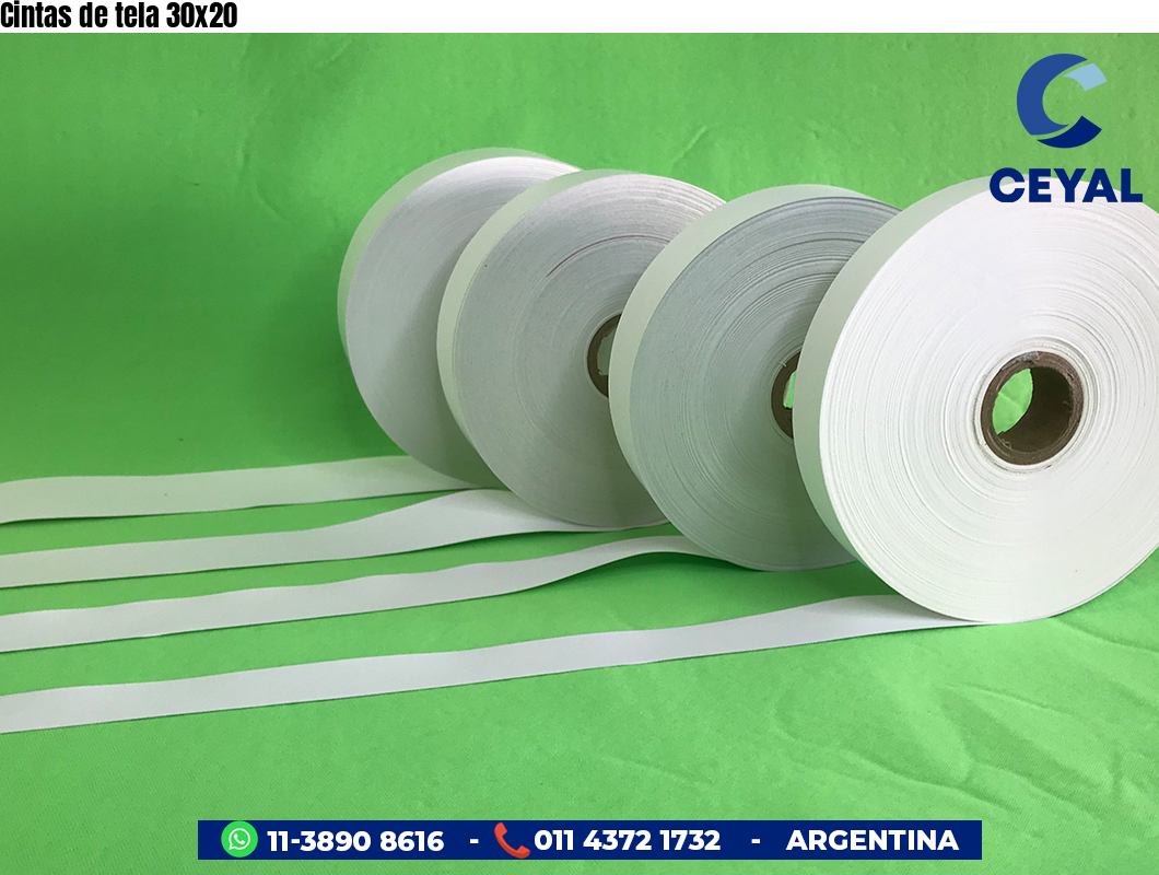 Cintas de tela 30×20