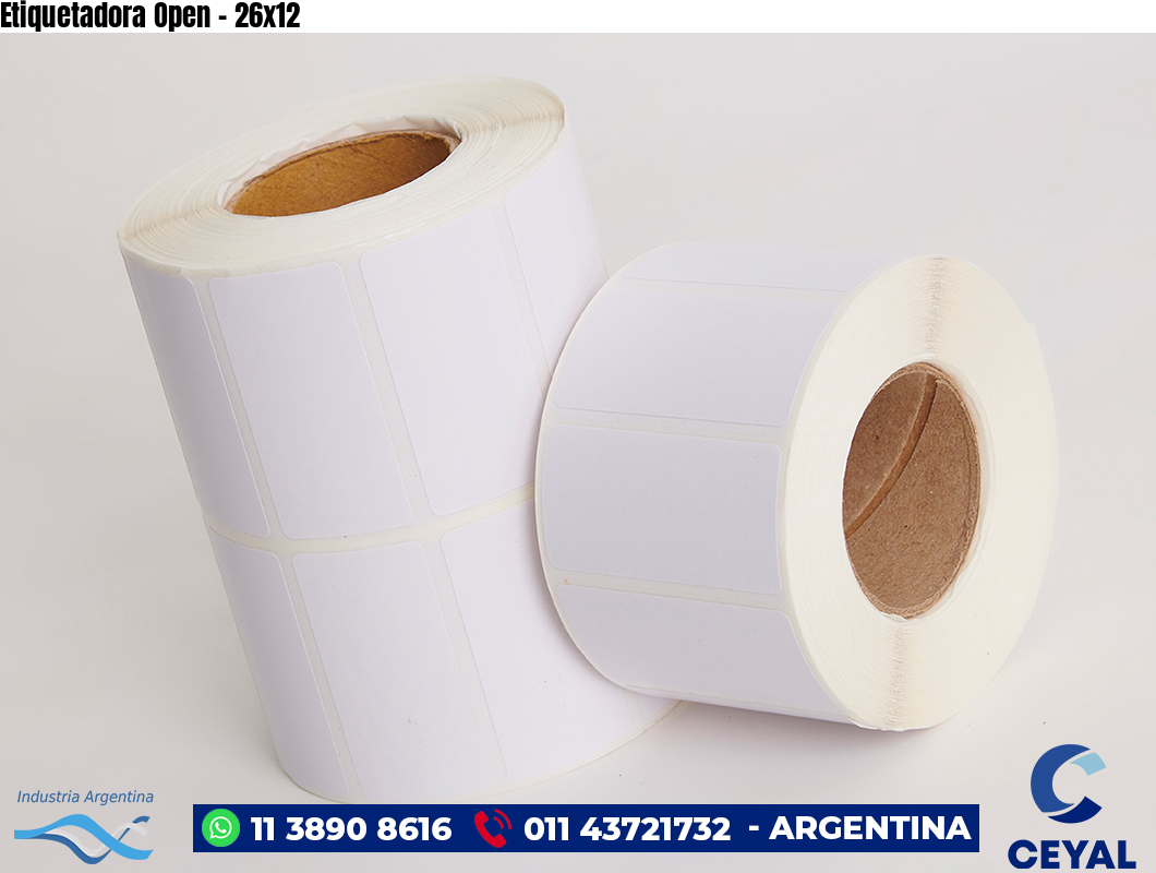 Etiquetadora Open - 26x12