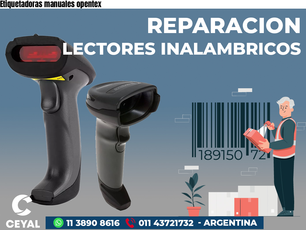 Etiquetadoras manuales opentex