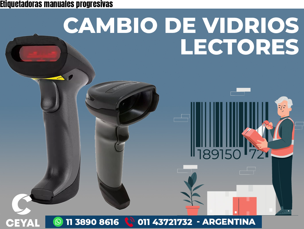 Etiquetadoras manuales progresivas