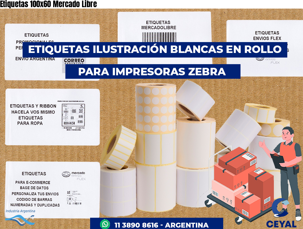 Etiquetas 100x60 Mercado Libre