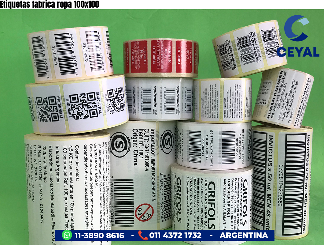 Etiquetas fabrica ropa 100x100