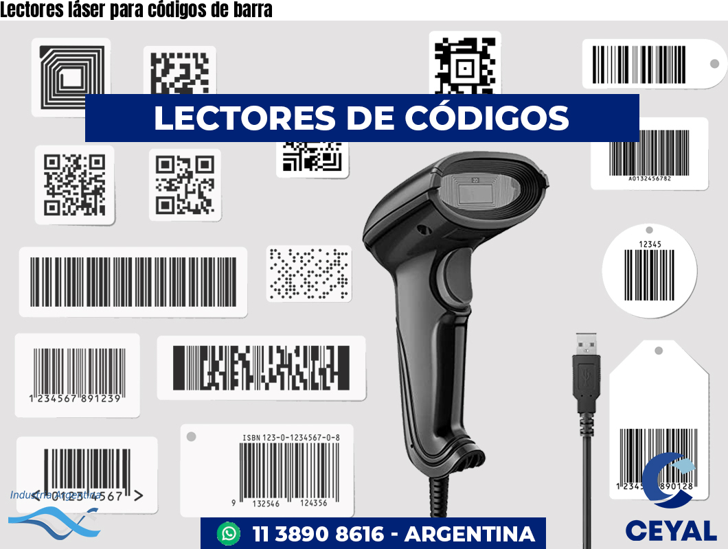 Lectores láser para códigos de barra