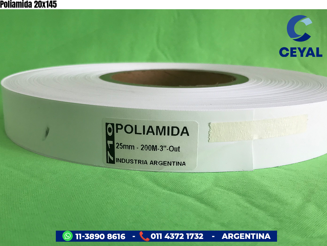Poliamida 20x145