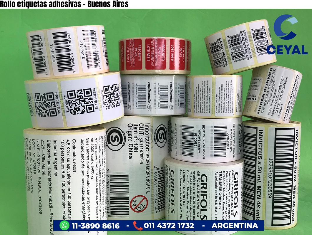 Rollo etiquetas adhesivas - Buenos Aires
