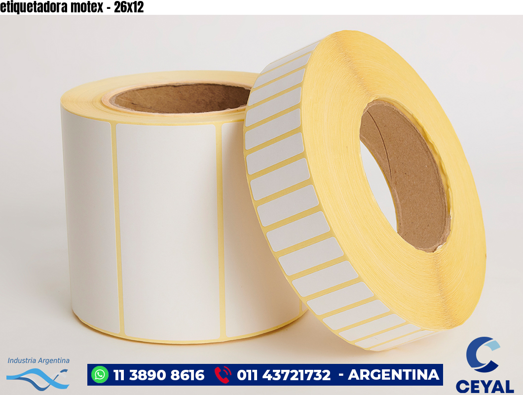 etiquetadora motex - 26x12