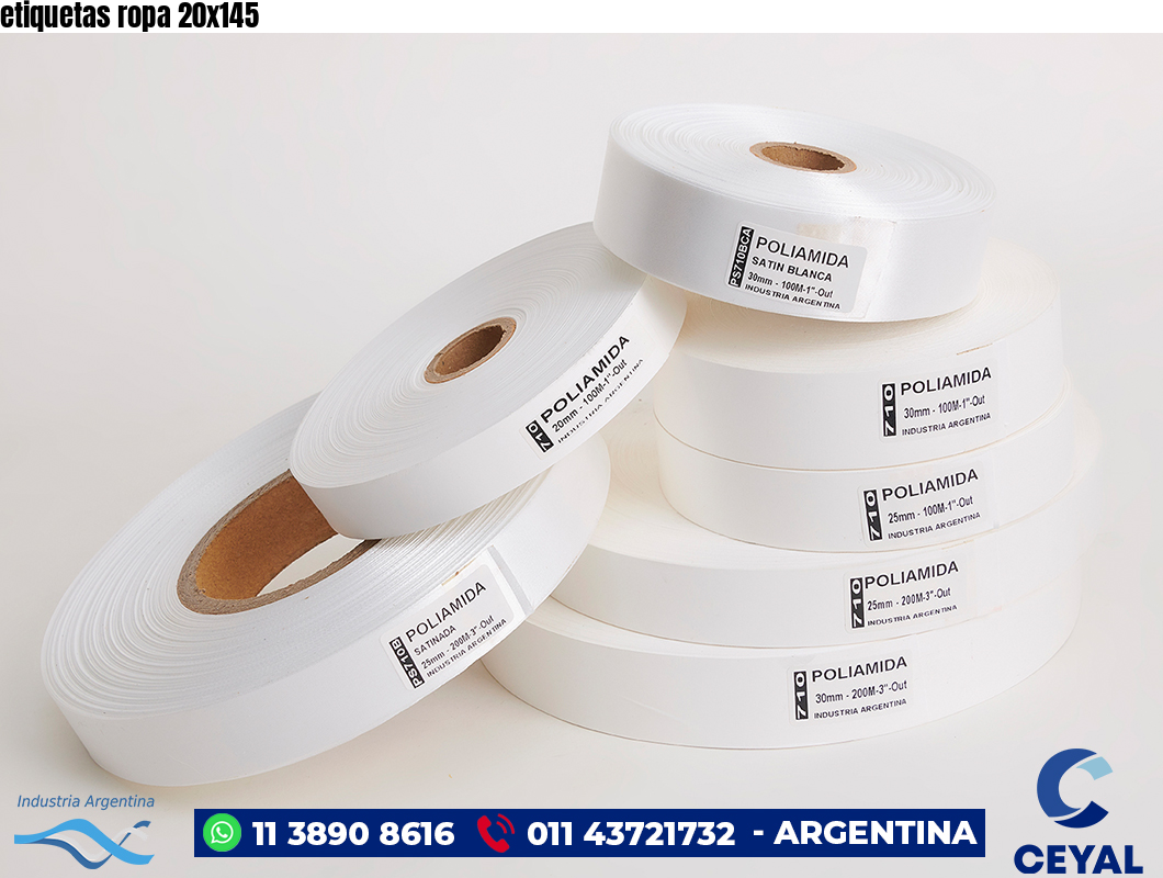 etiquetas ropa 20×145
