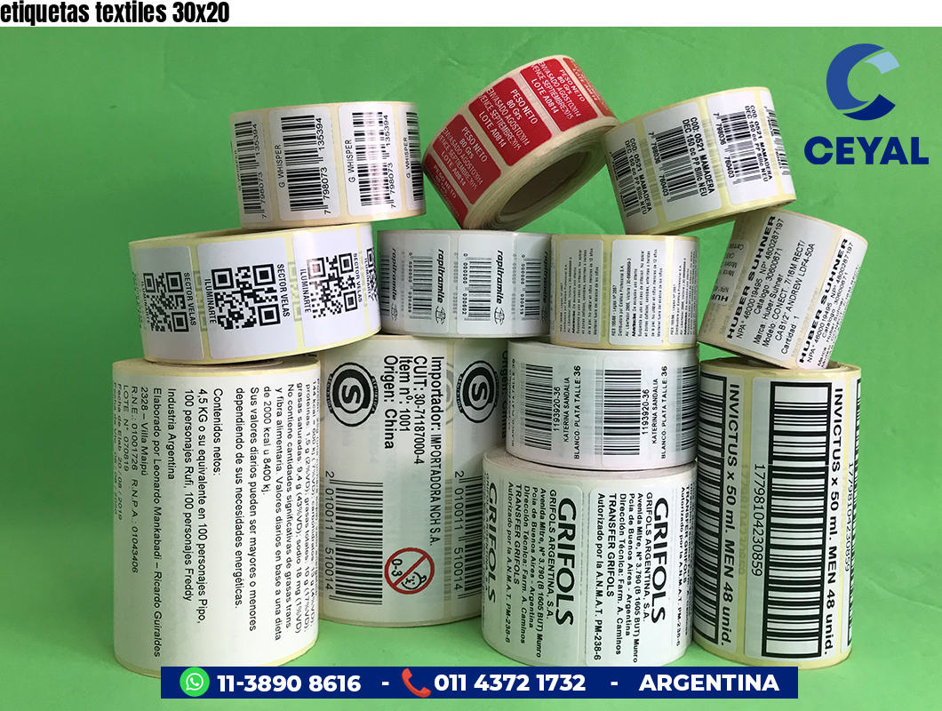 etiquetas textiles 30x20