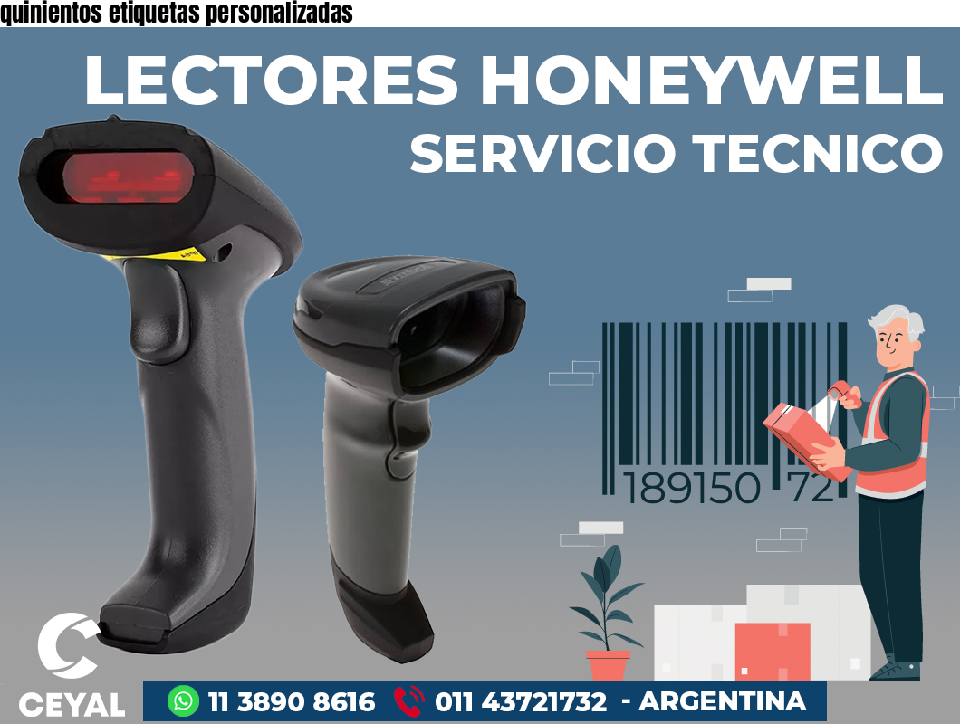 quinientos etiquetas personalizadas