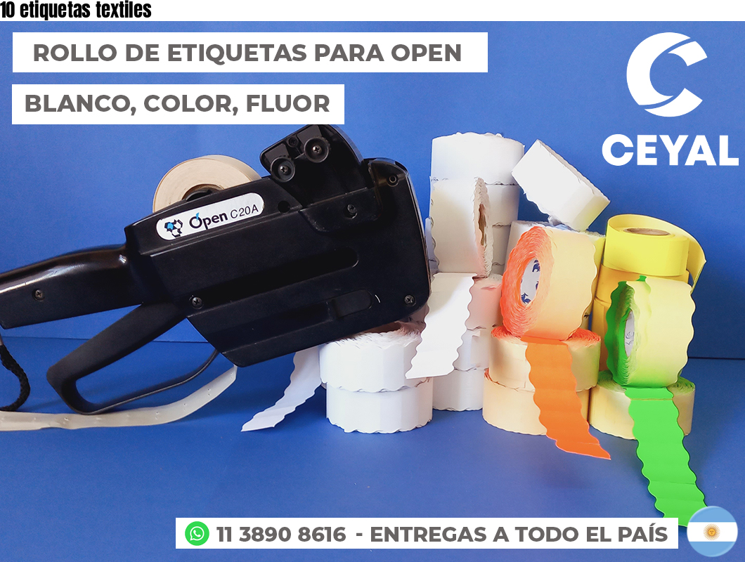 10 etiquetas textiles