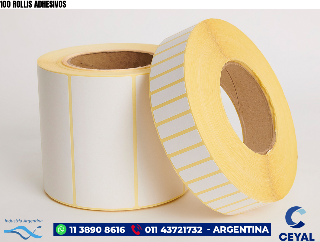 100 ROLLIS ADHESIVOS