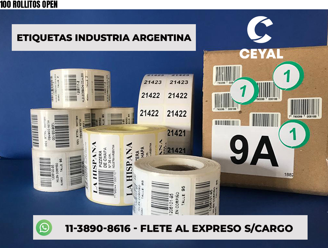 100 ROLLITOS OPEN