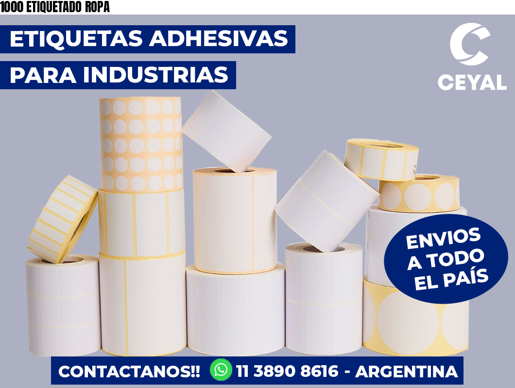 1000 ETIQUETADO ROPA