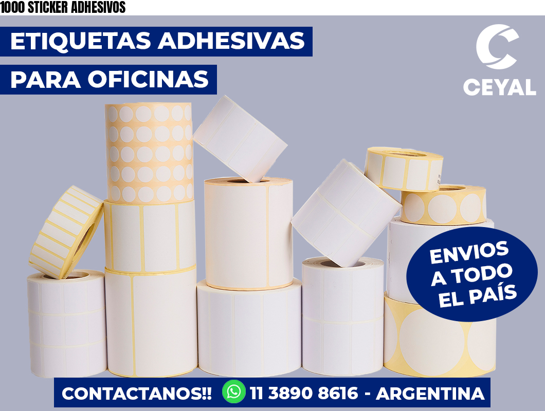 1000 STICKER ADHESIVOS