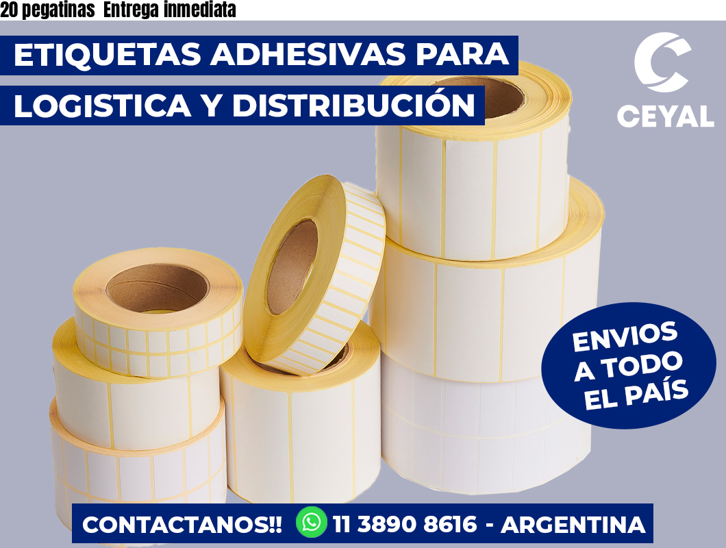 20 pegatinas  Entrega inmediata