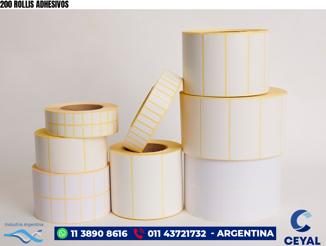 200 ROLLIS ADHESIVOS