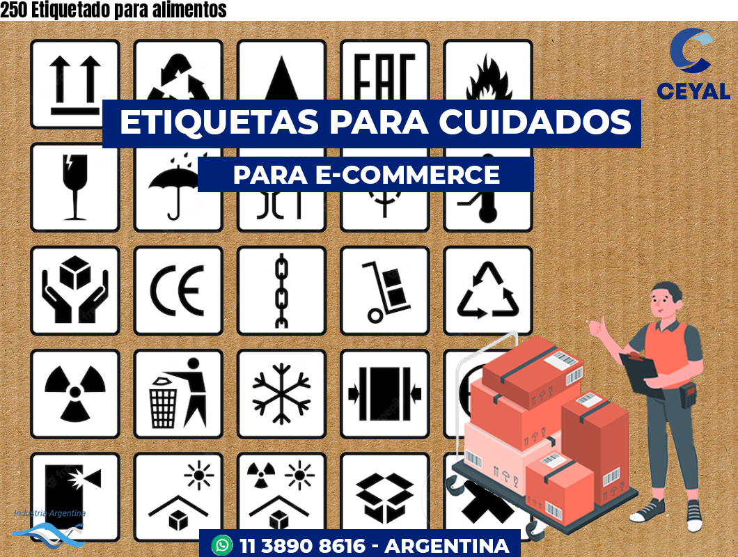 250 Etiquetado para alimentos