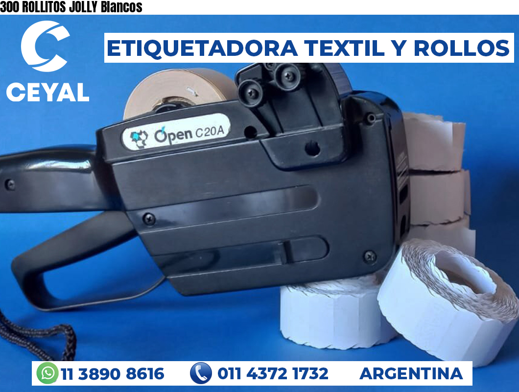 300 ROLLITOS JOLLY Blancos