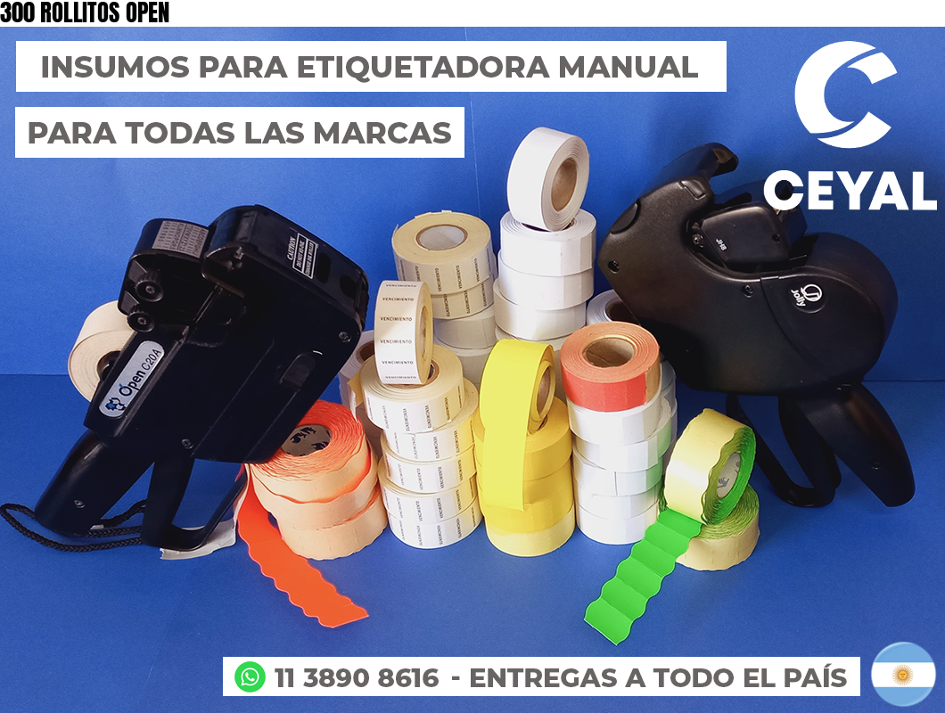 300 ROLLITOS OPEN