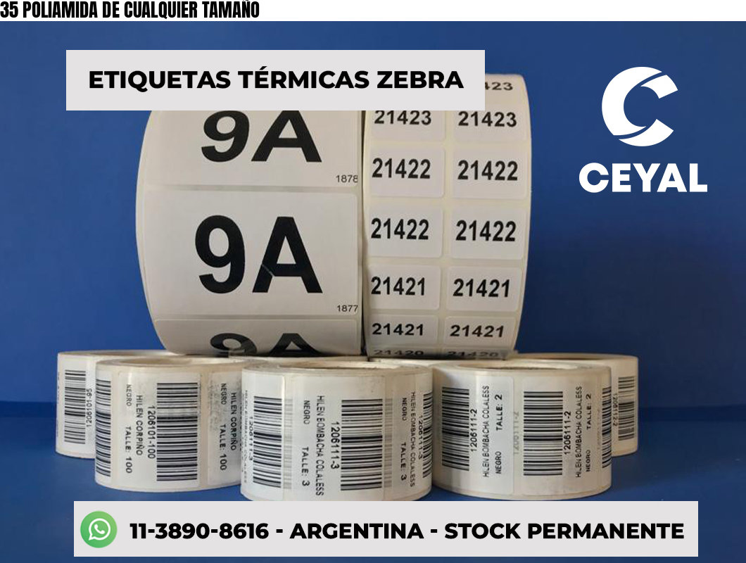 35 POLIAMIDA DE CUALQUIER TAMAÑO