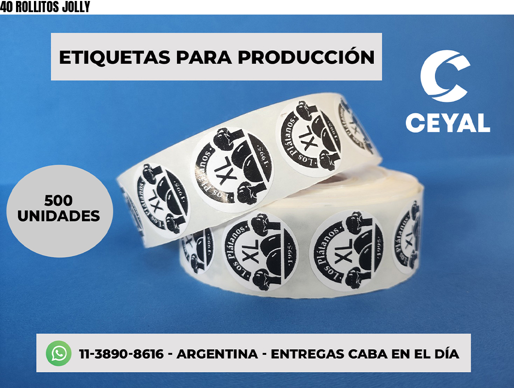 40 ROLLITOS JOLLY