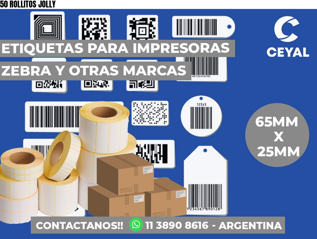 50 ROLLITOS JOLLY