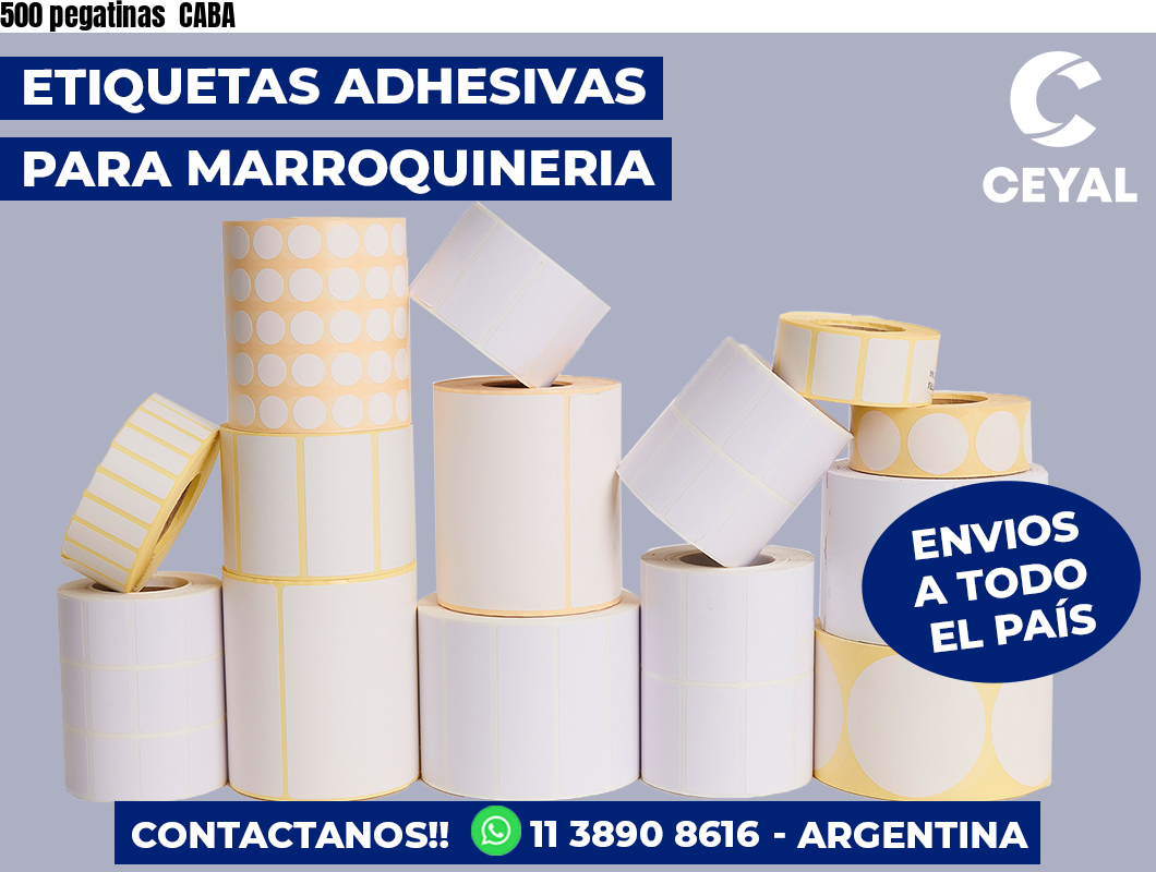 500 pegatinas  CABA