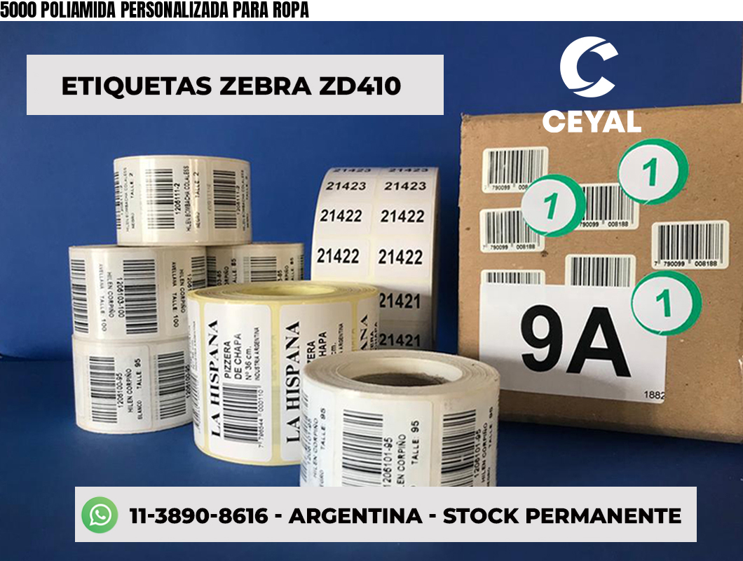 5000 POLIAMIDA PERSONALIZADA PARA ROPA