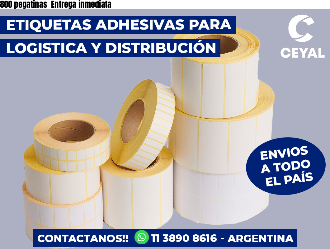 800 pegatinas Entrega inmediata