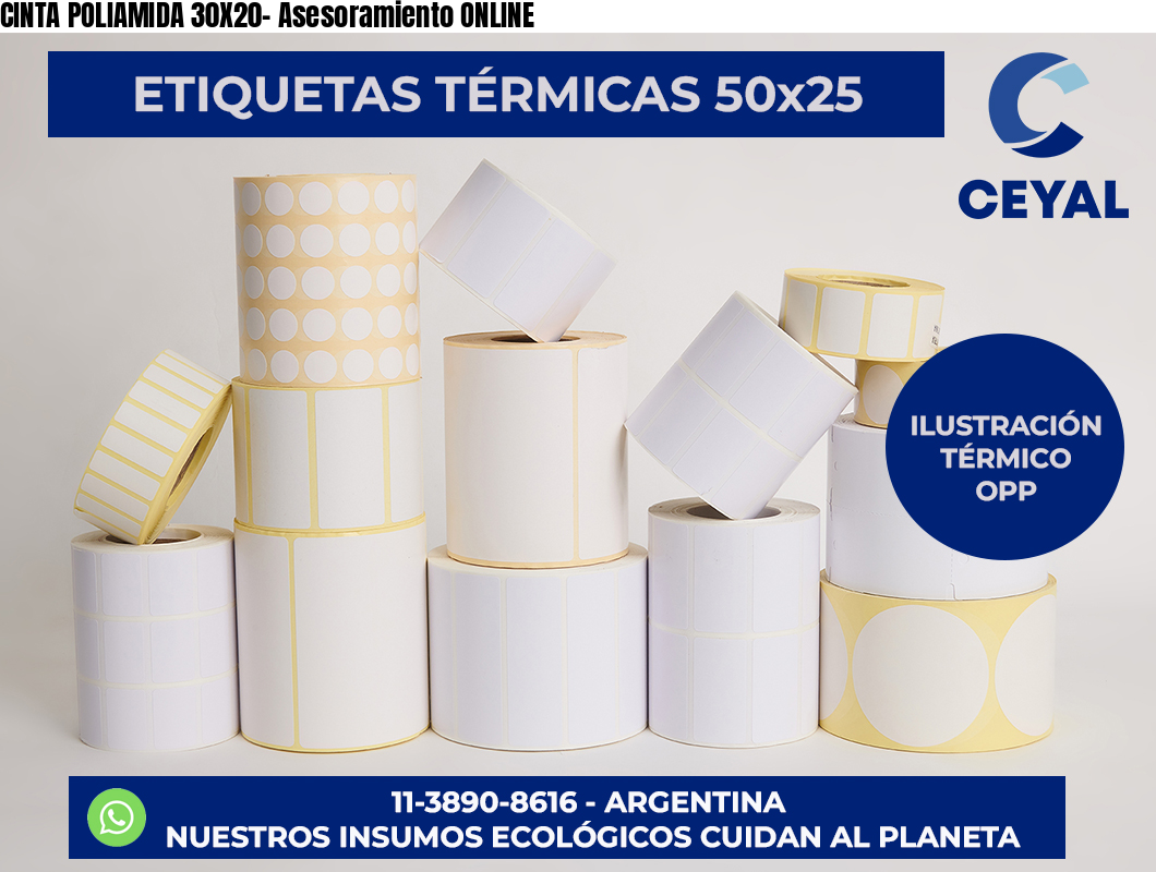 CINTA POLIAMIDA 30X20- Asesoramiento ONLINE