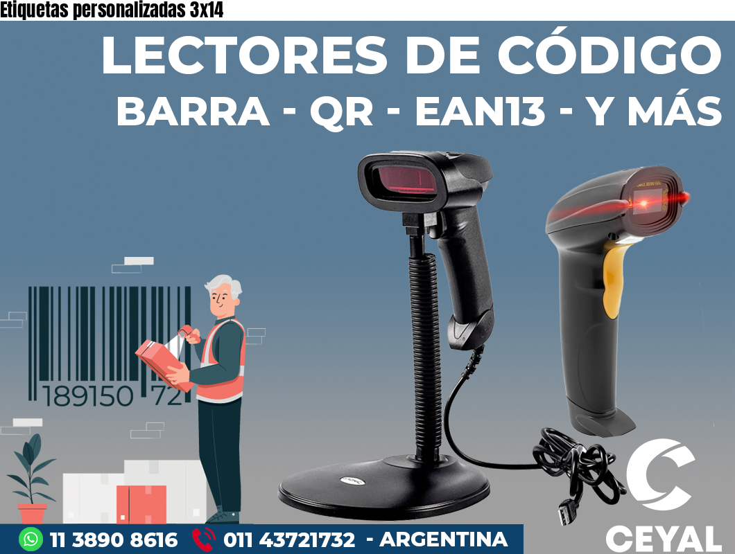 Etiquetas personalizadas 3x14