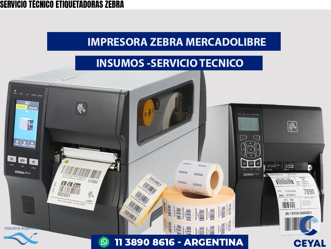 SERVICIO TÉCNICO ETIQUETADORAS ZEBRA